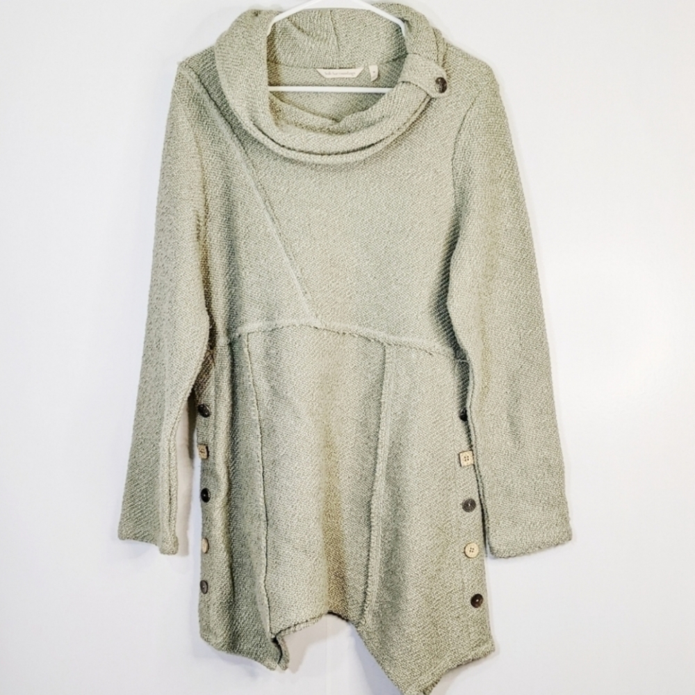 Soft Surroundings breakwater cowl neck sweater size medium